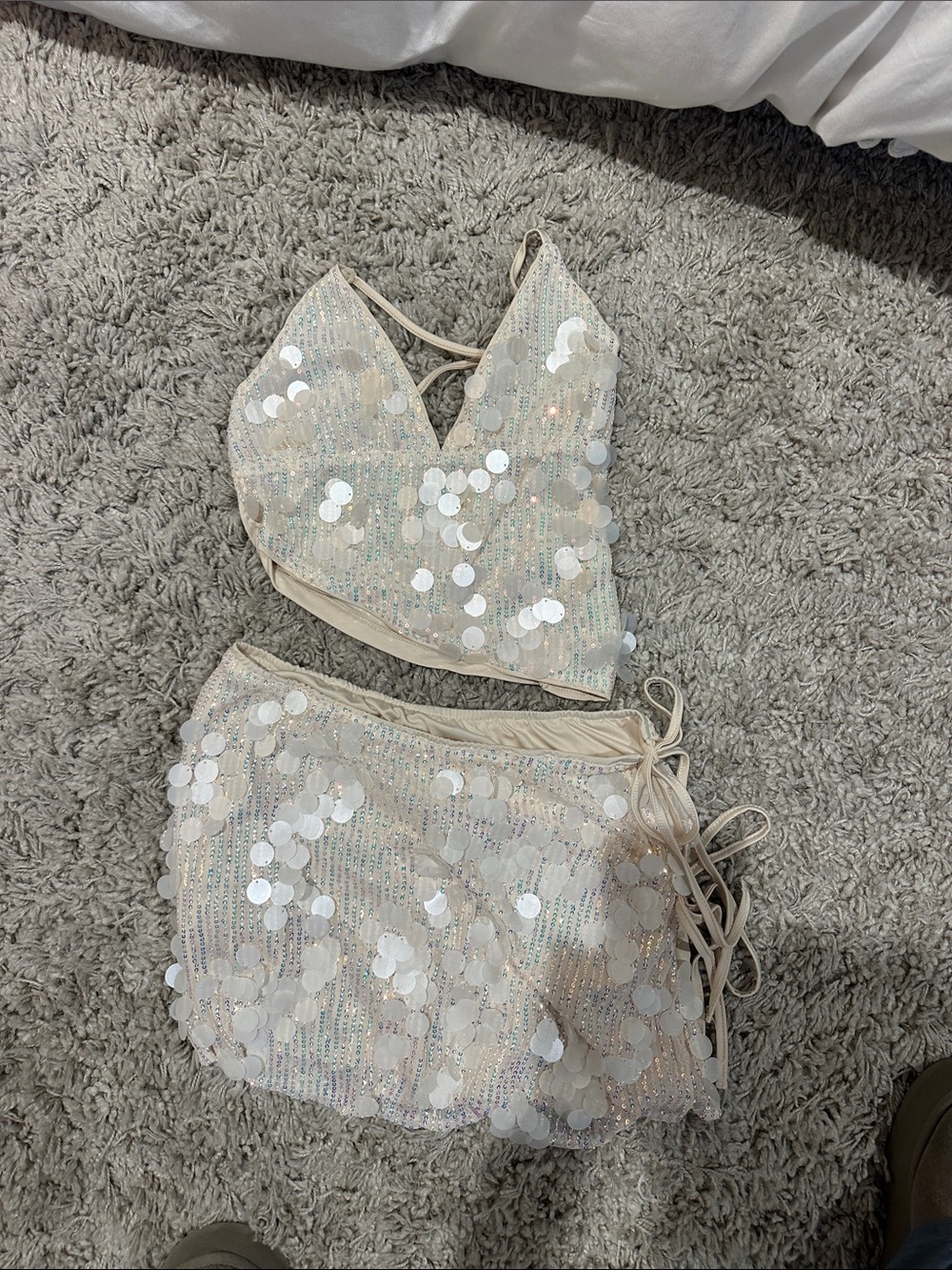 Sequins 2-piece dress